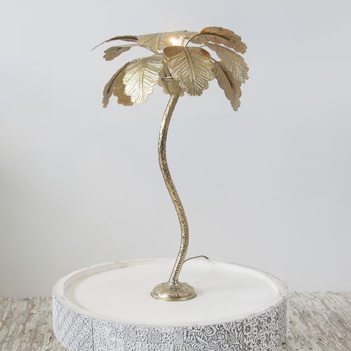 Lampe de table - PALM - Zenza - en laiton / contemporaine / d'intérieur