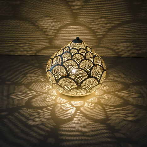 Lampe de table - PRINCESS - Zenza - en laiton / contemporaine / sans fil