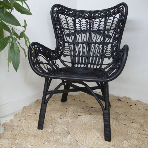 Chaise classique - BUTTERFLY - Zenza - d'intérieur / en rotin / résidentielle