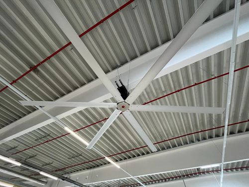 Ventilateur de plafond professionnel - ECO MONDIA Green Technology Europe GmbH - industriel / en métal