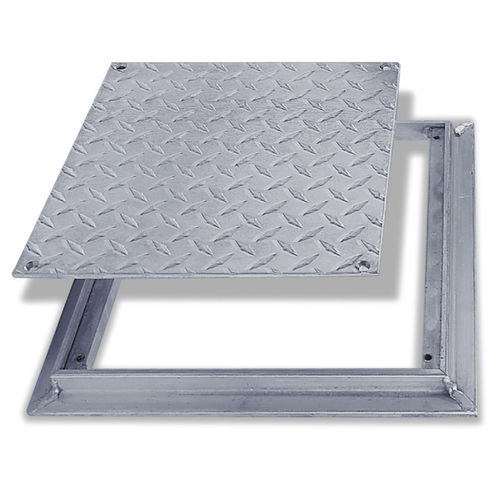 Trappe d'accès pour sol - FD-8060 - Acudor Products Ltd. - carrée / en métal / pour installation domotique