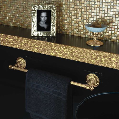 Porte-serviettes 1 barre - AA210/AA211/AA212 - Bagno & Associati - mural / en laiton chromé / en laiton