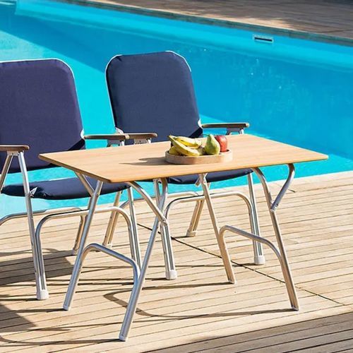 Table contemporaine - M600 series - Forma Marine - en teck / en contreplaqué / en mélaminé