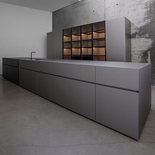 Cuisine en acier inoxydable - M3 - Minimal Cucine - contemporaine / en bois / en aluminium anodisé