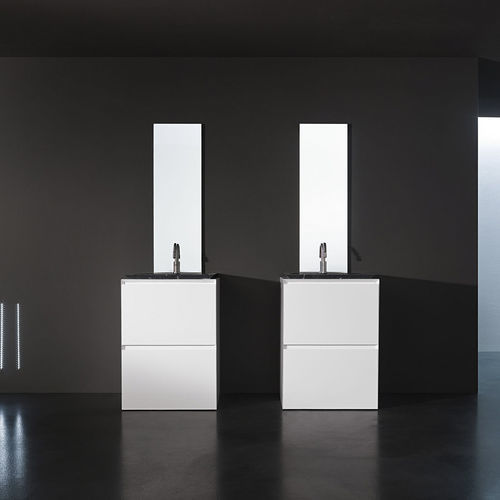 Meuble vasque à poser - B2 - Minimal Cucine - en placage de bois / contemporain / sans porte