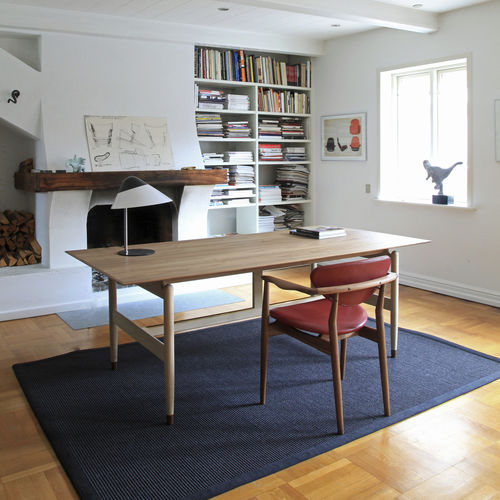 Bureau design scandinave - KAUFMANN - Finn Juhl - en chêne / en noyer / en teck