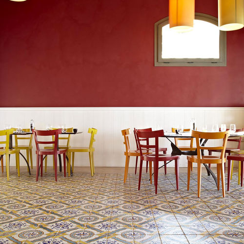 Carrelage en terracotta - MEDITERRANEO M 2 - Made a Mano Srl - Rosario Parrinello - en pierre / de lave émaillée / d'intérieur
