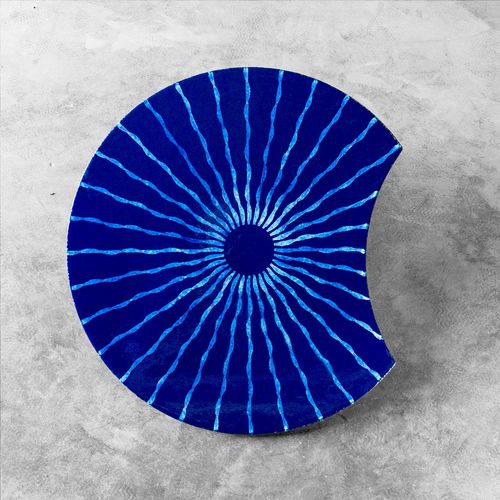 Table contemporaine - MAKE' - Made a Mano Srl - Rosario Parrinello - en pierre de lave / circulaire / modulable
