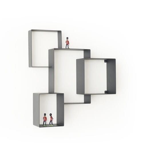 Étagère murale - CLOUD CABINET - Frederik Roijé - contemporaine / en acier / grise