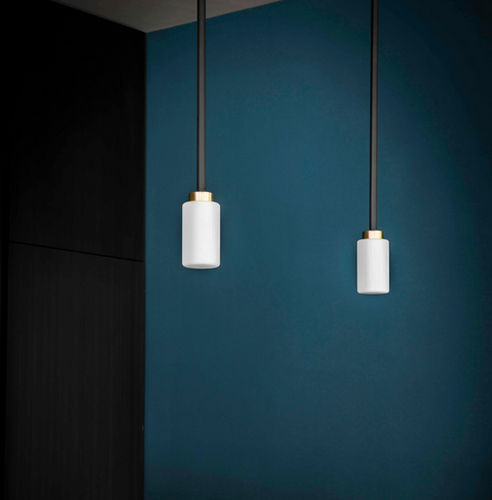 Suspension - FAROL - BERT FRANK - en laiton / en bronze / en verre