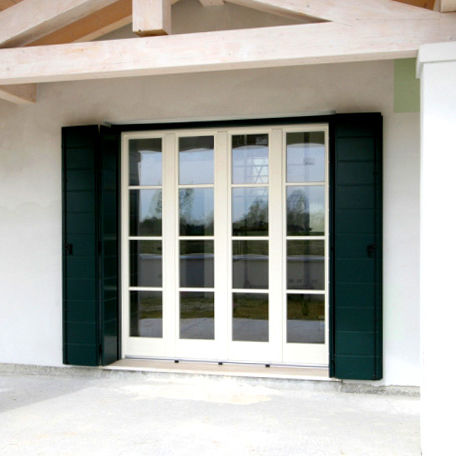 Volet pliant - DARK : OVO - Molaro - en aluminium / de porte