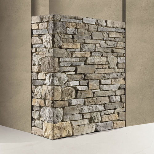 Parement en pierre reconstituée - NEW DEVERO - Geopietra - pour intérieur / extérieur / à coller