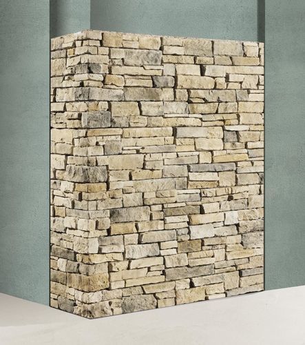 Parement en pierre reconstituée - NEW MONTE PANEL - Geopietra - extérieur / pour intérieur / à coller