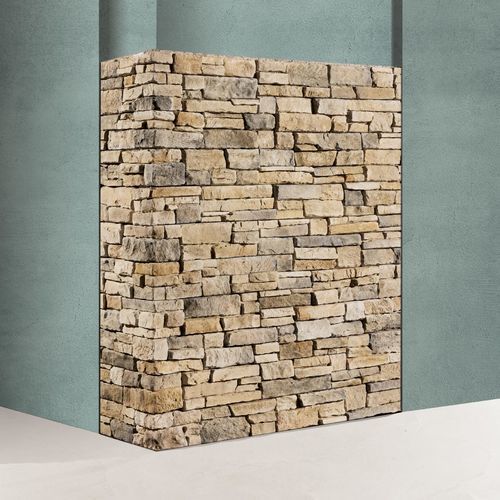 Parement en pierre reconstituée - NEW MONTE PANEL - Geopietra - d'intérieur / extérieur / à coller