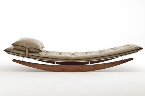 Lit de jour contemporain - SUN GODDESS  - EGG DESIGNS - en tissu / en cuir / résidentiel