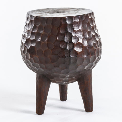 Table d'appoint design original - BLESSING POT BELLY  - EGG DESIGNS - en bois / ronde / résidentielle