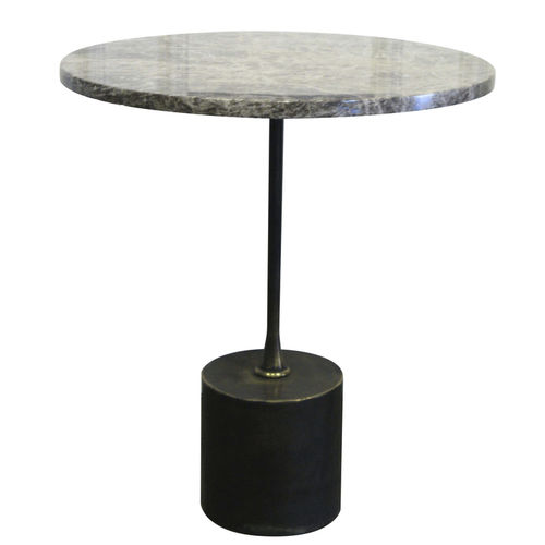 Table d'appoint contemporaine - COX - EGG DESIGNS - en marbre / en laiton / ronde