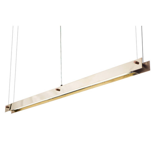 Luminaire suspendu - COX YEATS  - EGG DESIGNS - à LED / linéaire / en laiton
