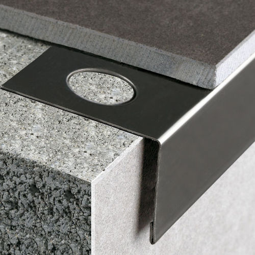 Profilé aluminium - EUROBALCONY 280S - Euroshrink - en acier inox / de rive / pour balcon