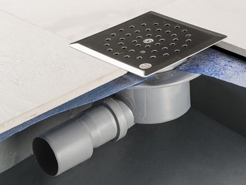 Bonde de douche en acier inox - EURODRAIN CLASSIC - Euroshrink