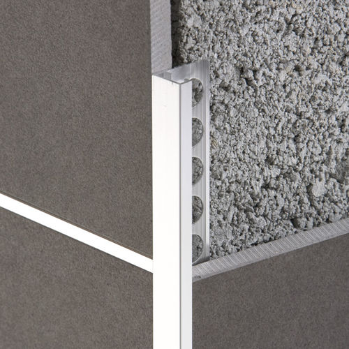 Profilé de finition en aluminium - EUROMULTIPURPOSE 230A - Euroshrink - pour carrelage / pour angle extérieur / chant droit