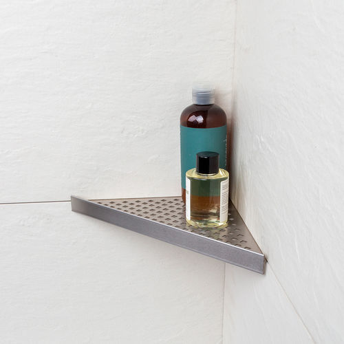 Étagère de salle de bain - EUROSHELF EST90/1 - Euroshrink - d'angle / contemporaine / en acier inoxydable