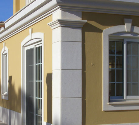 Corniche pour plafond - Julipedra - de façade / en pierre naturelle / modulable