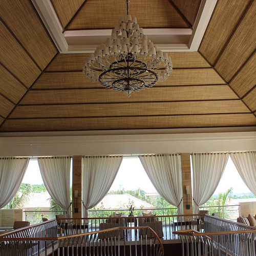 Plafond en fibres synthétiques - VIROSURFACE - Virobuild - en panneaux / pour salle de séjour / pour entrée