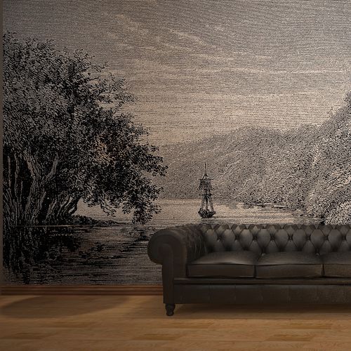 Papier peint design original - DULCE RIVER 1867 - HD WALLS - en textile non-tissé / tableau de maître / à effet dimensionnel