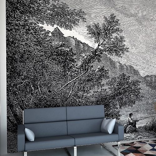 Papier peint design original - LIVERDUN 1869 - HD WALLS - en textile non-tissé / tableau de maître / croquis