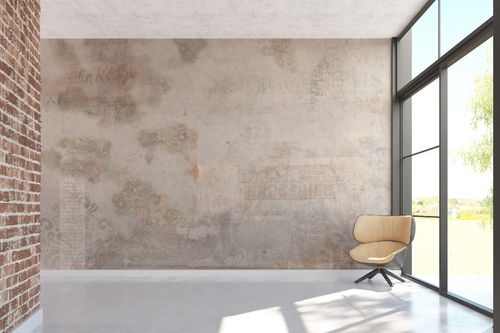 Papier peint contemporain - ARABESQUE - HD WALLS - en textile non-tissé / en vinyle / motif abstrait