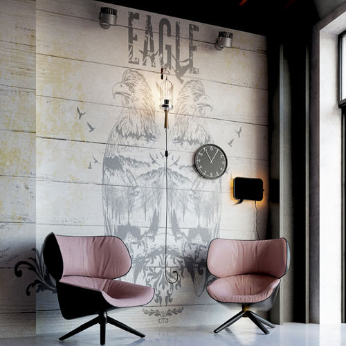 Papier peint contemporain - FLYIN' HIGH - HD WALLS - en textile non-tissé / en vinyle / à motif animalier