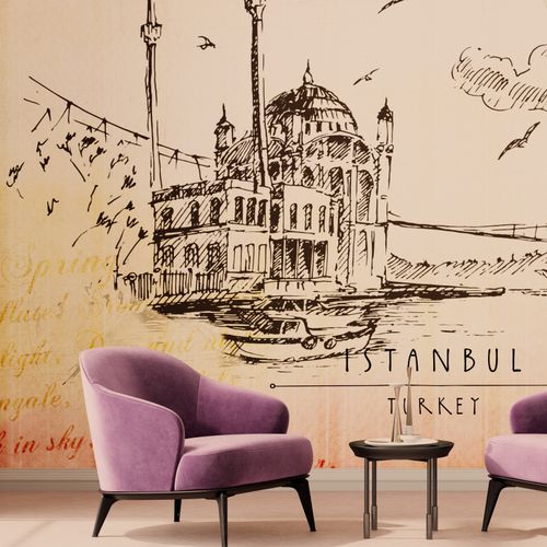 Papier peint contemporain - İSTANBUL - HD WALLS - en textile non-tissé / en vinyle / motif urbain