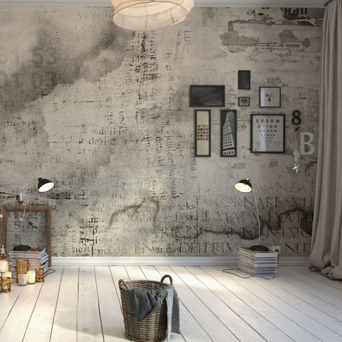 Papier peint contemporain - SMOKE SCREEN - HD WALLS - en textile non-tissé / en vinyle / motif abstrait