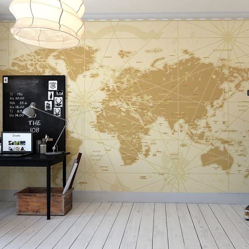 Papier peint classique - STUDYING THE WORLD - HD WALLS - en textile non-tissé / en vinyle / carte