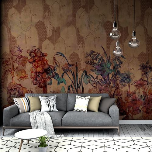 Papier peint contemporain - LOTUS - HD WALLS - en textile non-tissé / en soie / en vinyle