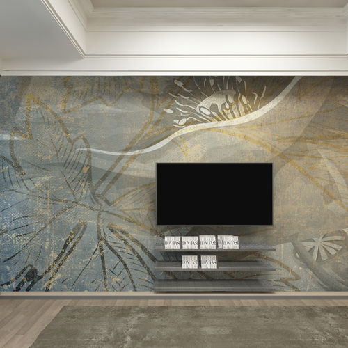 Papier peint contemporain - IN MY MIND - HD WALLS - en textile non-tissé / en soie / en vinyle