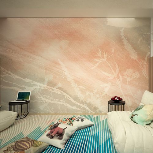 Papier peint contemporain - HALLUCINATION - HD WALLS - en textile non-tissé / en soie / en vinyle