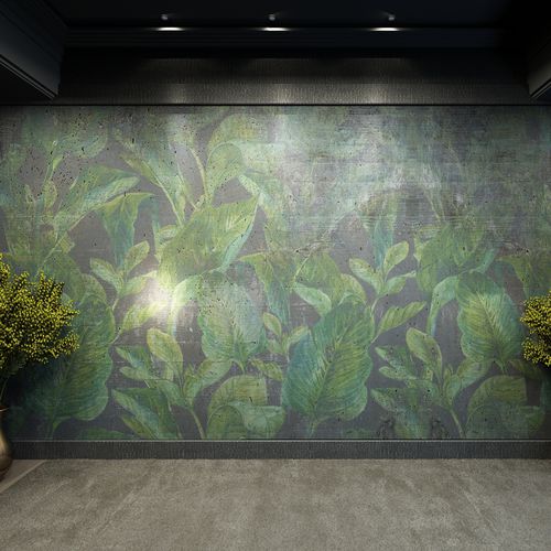 Papier peint contemporain - TROP - HD WALLS - en textile non-tissé / en soie / en vinyle