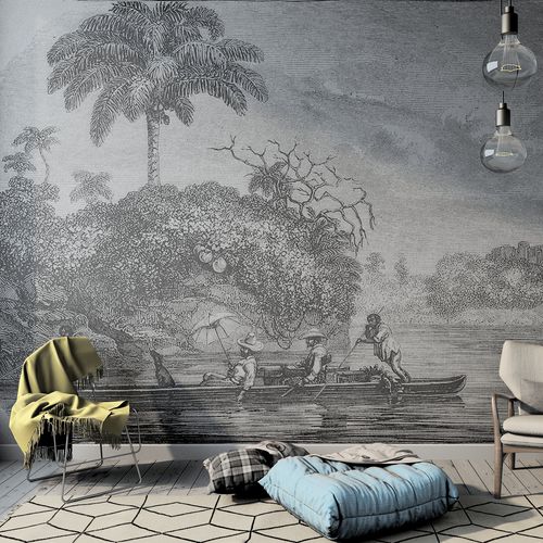 Papier peint classique - LIBRA - HD WALLS - en textile non-tissé / en soie / en vinyle