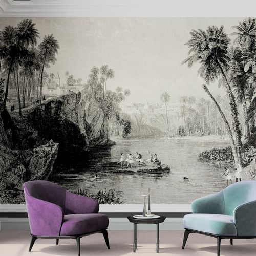 Papier peint classique - NAFTA - HD WALLS - en textile non-tissé / en soie / en vinyle