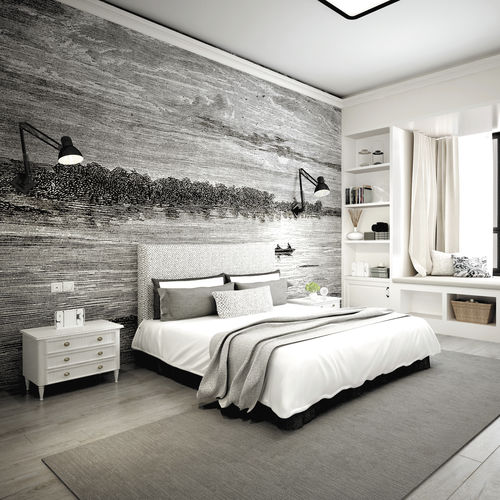 Papier peint classique - ORINOCO - HD WALLS - en textile non-tissé / en soie / en vinyle