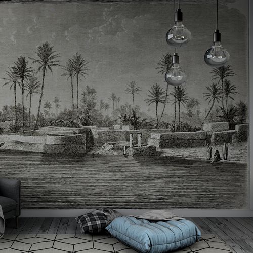 Papier peint classique - TIGRIS - HD WALLS - en textile non-tissé / en soie / en vinyle