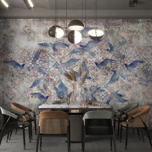 Papier peint baroque - EXTENSO - HD WALLS - en textile non-tissé / en vinyle / en polyester