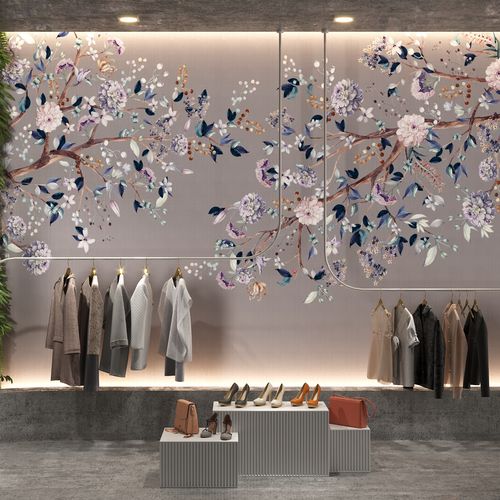 Papier peint contemporain - PRIMAVERA - HD WALLS - en textile non-tissé / en vinyle / en polyester