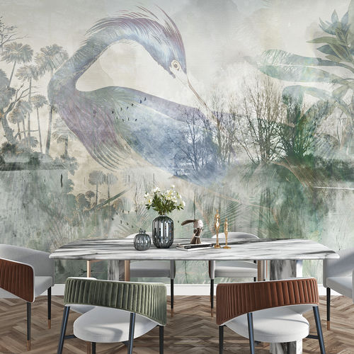 Papier peint contemporain - REGNUM - HD WALLS - en textile non-tissé / en vinyle / en polyester