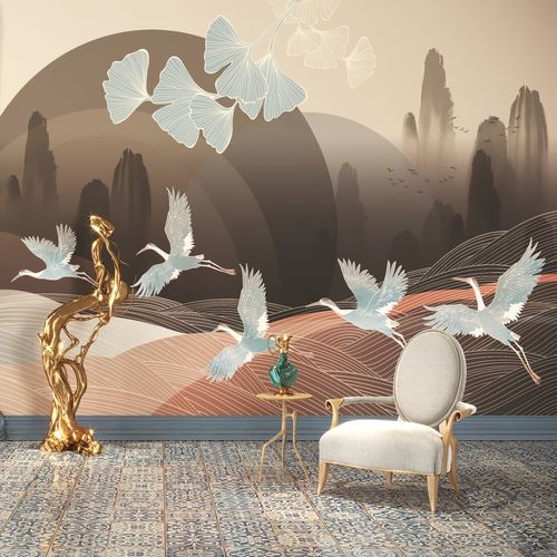 Papier peint contemporain - SAHARA - HD WALLS - en textile non-tissé / en vinyle / en polyester