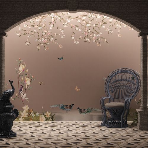 Papier peint classique - TRANCE - HD WALLS - en textile non-tissé / en vinyle / en polyester