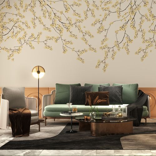 Papier peint contemporain - OTOÑO - HD WALLS - en textile non-tissé / en vinyle / en polyester