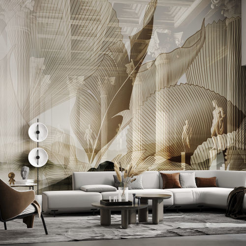 Papier peint oriental - HD2514 - SOMBE - HD WALLS - en textile non-tissé / en bambou / en vinyle